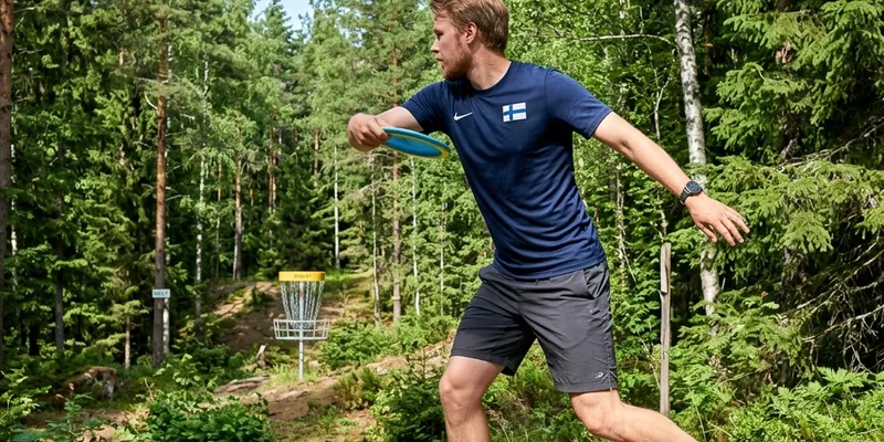 Frisbeegolf -aktiviteetti virkistyspäivään Alajärvellä