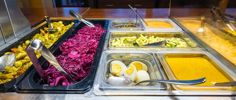 Lunch buffet selection