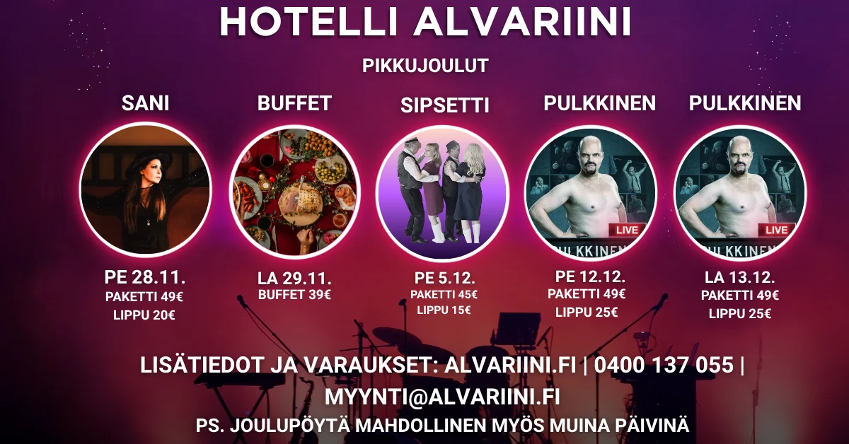 Alvariini Alajärvi pikkujoulut 2025