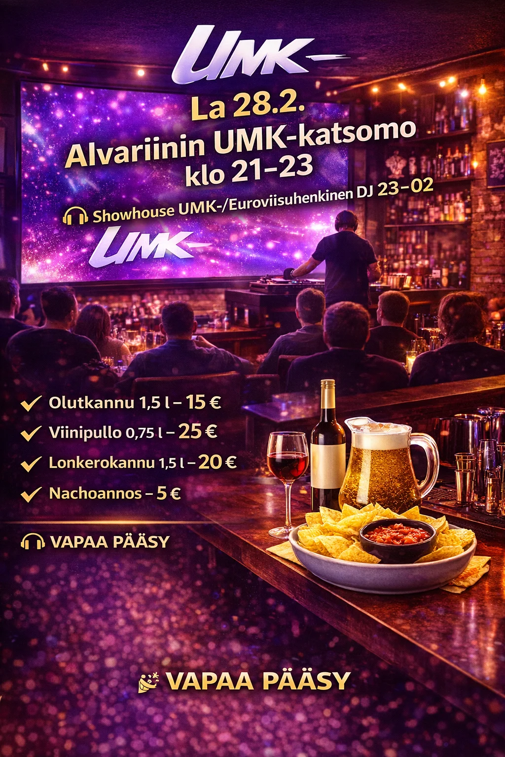 Alvariini Areena UMK kisakatsomo